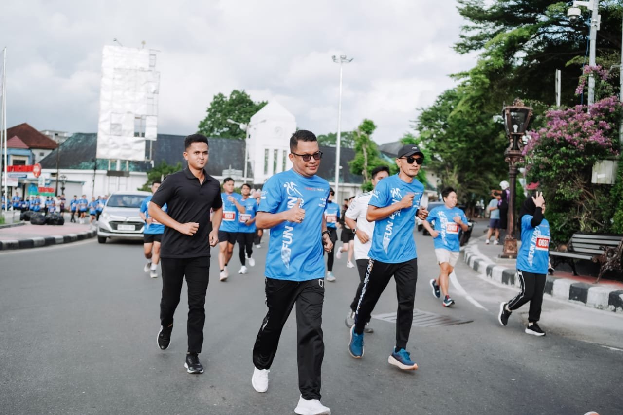 Kabapas Tanjungpandan Ikuti Fun Run Babel Mart, Dukung Gaya Hidup Sehat dan Sinergi Masyarakat